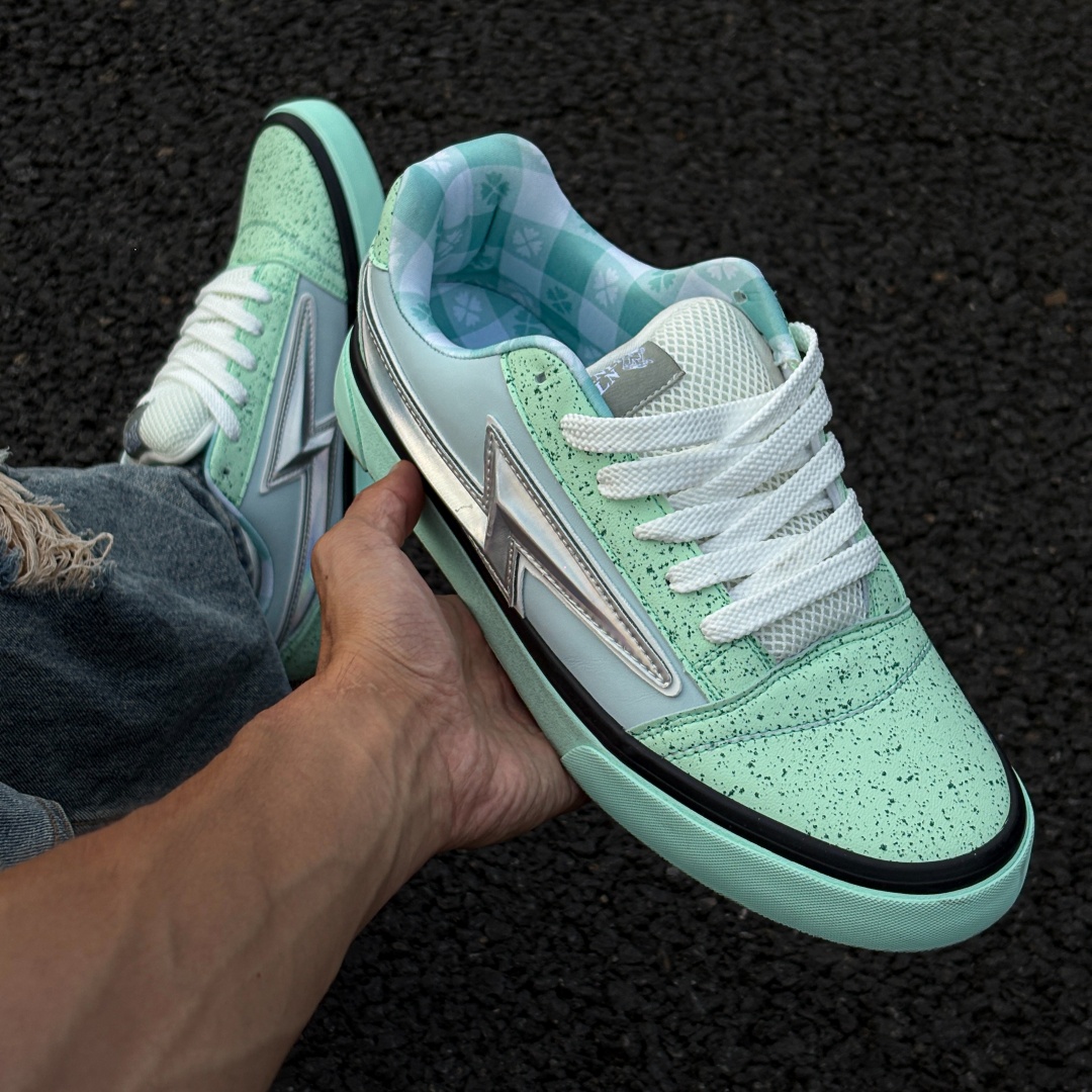 Fresh Mint Green Lightning Chu - đánh giá và giá Vans Shoes Old Skool